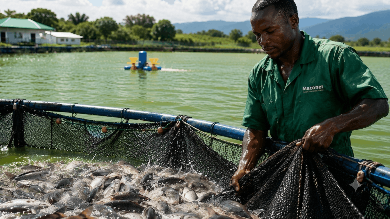 MACONET Agribusiness Solutions — Aquaculture and Farming in Tanzania